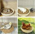 kathson 18PCS Pigeon Nest Pads,Natural Coconut Fiber Parakeet Nesting Material,Bird Egg Mat Hatching Bedding Accessories,Pigeon Nesting Bowl Breeding Pads for Chicken,Finch,Quail