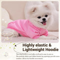 Pet Hoodie Dog Sweater for Small Dogs Girl Boy, Winter Puppy Sweatshirts with Pockets Hood, Warm Fleece Lined Dog Clothe