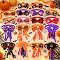 16Pcs Halloween Dog Bow Tie for Small Medium Dogs