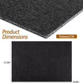 Rubber Horse Stall Mat 4 x 6 Ft, Heavy Duty 7mm Thick Stable Flooring with PVC Coating, Anti-Slip Shock Absorbent Mat fo