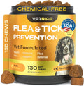 Flea and Tick Prevention for Dogs - with Neem 9,750 mg per Pack - No Chemicals - Flea and Tick Control Oral Pills for Al
