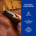 Wahl Professional Animal Equine Stiff Body Horse Brush, 858705, Black