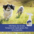 Farnam Flys-Off Insect Repellent for Dogs and Cats 8 Fluid Ounces