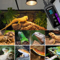 REPTI ZOO Reptile Dimming Thermostat, PID Temperature Controller with LED Digital Screen, Reptile Thermostat for Reptile