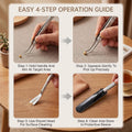2 Pcs Stainless Steel Pet Tick Tweezer