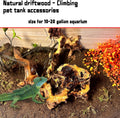 Hamiledyi Aquarium Driftwood 3PCS Natural Trunk Driftwood Assorted Branches 8-12" Reptile Wood Decor Terrarium Ornament 