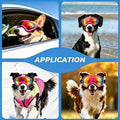 Dog Goggles for Medium Large Breed UV Protection Windproof Anti-Fog Eyewear