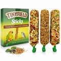 TINYFIELD Bird Treats Sticks, 7.4OZ Millet Spray for Parakeet Budgie Cockatiel Finch Canary Lovebird Conure, Natural Plant Based, 3 Count