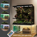 4x2x2 Reptile Enclosure Stand – 48"x24" Tall Reptile Tank Stand for 120 Gallon Aquarium Stand, Bearded Dragon Cage, Snak
