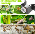 Reptile Ceramic Socket, Heat Lamp Holder for Terrariums and Vivariums, Gecko Lizard Heat Lamp Bracket Light Fixture, Bul