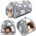 3PCS Guinea Pig Tunnel Set Washable Guinea Pig Houses and Hideouts Cozy Soft Small Animals Hideout Tubes for Hamster Chi