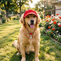 Pet Dog Baseball Cap, Cat Hat, Cat Dog Sun Cap with Ear Holes, Adjustable Puppy Outdoor Sun Hat
