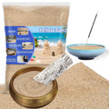 RAINFLOW 15oz Fine Yellow Sand for Crafts - Colored Quartz Zen Garden Sand