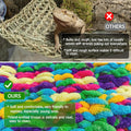 QWR Hand-Knitted‌ Soft Lizard Hammock,Double-Layer Hammock for Bearded Dragon Tank,Hanging Reptile Swing Hammock with St