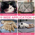 Preboun 4 Pcs 47" Guinea Playpen Pad Reusable Dog Liner, Colorful, Star