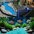 100pcs Glow in The Dark Pebbles Stones, DIY Decorative Luminous Stones, Blue Glowing Rocks for Garden Lawn Yard, Walkway
