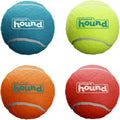 Outward Hound Squeaker Ballz Tennis Ball Dog Toy, Medium, 2.5", 4‑Pack