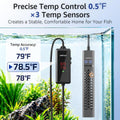 Veehoo 300W Aquarium Heater with 0.5℉ Temp-Control & Overheat Protection