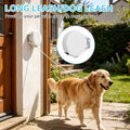 49FT Wall Mount Retractable Dog Tie Out Cable, Heavy Duty Auto Rewind Pet Leash with 360° Swivel Hook, Durable Pet Tethe