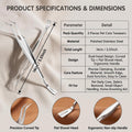 2 Pcs Stainless Steel Pet Tick Tweezer