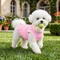 Dog Shirt for Small Medium Dogs Lightweight Dog Tshirt for Summer Dog Shirts Sleeveless Pink Bow Soft Stretch for Daily 