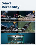 Gravel Vacuum for Aquarium Fish Tank Cleaner Siphon Pump Water Changer Sand Cleaner Aquarium Cleaning Tools Gravel Washe
