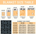 Custom Black Cat Blanket,Personalized Blankets,Custom Blanket with Name