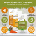 Supreme Naturals Rabbit Treats, Meadow Loops for Rabbits, Country Loops & Garden Sticks with Bunny Chew Toys (Grass Ball