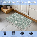 Dog Food Mat for Floors Waterproof Quick Dry Pet Placemat Cat Feeding Bowls Mats for Food and Water, Eco-Friendly Dog Ac