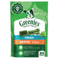 Greenies Veterinarian-Recommended Adult Natural Dental Dog Treats Petite Size, Fresh Flavor, 12 oz. Pack, 20 Count