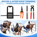 8 Pcs Goat Hoof Trimming, Livestock Sling Hoof Nipper Rasp Trimmer