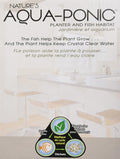 Penn-Plax (APON1) Aquaponic Planter and Aquarium for Betta Fish Tank Promotes Healthy Hydroponic Environment for Plants 