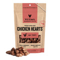 Vital Essentials Freeze Dried Raw Chicken Hearts Dog Treats | Single Ingredient | Premium Quality | Grain Free Treats for Dogs, 3.75 oz Bag