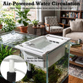 Aquarium Fry Breeder Tray,Air-Driven Water Flow Fish Breeder Box
