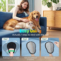 JGLXF Upgraded Pet Hair Removal Glove for Dogs & Cats, Electrostatic Five-Finger Hair Remover for Furniture, Couch, Carpet, Clothing& Car Seat, 1Pcs Reusable Magic Brush Pet Hair Remover Tool (Black)