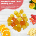 Pet Jelly Pods Variety Pack - Nutritious Jelly Fruit Nectar Treats for Geckos, Sugar Gliders, Birds, Small Pets - Real F