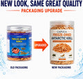 Freeze-Dried Antarctic Krill, High-Protein Reptile and Fish Food, 4 oz