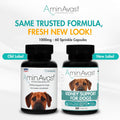 AminAvast 1000 mg Kidney Support for Dogs, 3 Bottles, 180 Sprinkle Capsules