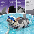 Bess Bridal Dog Life Jacket - Shark Safety Vest for Swimming & Boating