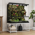 4x2x2 Reptile Enclosure Stand – 48"x24" Tall Reptile Tank Stand for 120 Gallon Aquarium Stand, Bearded Dragon Cage, Snak