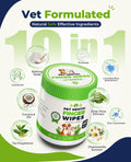 Dog Dental Wipes for Teeth Cleaning, Finger Toothbrush Wipes for Dogs Cats,Dog Teeth Cleaning Wipes Reduce Bad Breath & 