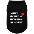 Stylish Cotton Dog Shirt with Print, Soft & Breathable, All-Season Comfort, Fits Most Breeds - Perfect Pet Apparel for Small, Medium, Large Dogs.Black&m