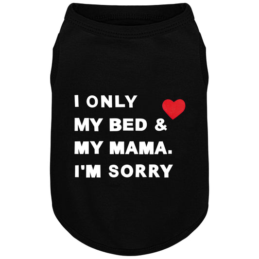Stylish Cotton Dog Shirt with Print, Soft & Breathable, All-Season Comfort, Fits Most Breeds - Perfect Pet Apparel for Small, Medium, Large Dogs.Black&m