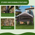 Summertrail Extra Large Dog House Outside, Dog Shade Shelter Tent Outdoor