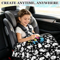 Cat Coloring Blanket for Women Men, DIY Blanket with Markers