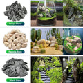 Natural Rocks Slate Stone 1-2.5 Inches Decorative Stones for Miniature Landscaping,Fairy Gardens,Bonsai,DIY Crafts,Aquar