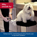 Coastal Pet Safari Dog Grooming Comb for Medium and Coarse Coats - Extra-Long Rotating Teeth - Undercoat Rake for Coarse Coats - 7 1/4"