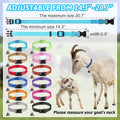 Jexine 12 Sets Goat Collars with Bells Anti-Lost Grazing Pet Collar