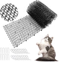 6.5FT Cat Repellent Mat Outdoor, Durable Plastic Cat Scat Mat with Spikes, Prickle Strip Deterrent for Gardens, Lawns, Y