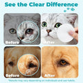 Falatong Gentle Pet Eye Wipes, Hypoallergenic Tear Stain Remover for Cats and Dogs, 100 Count Unscented Cleaning Pads with Adequate Fluid Content